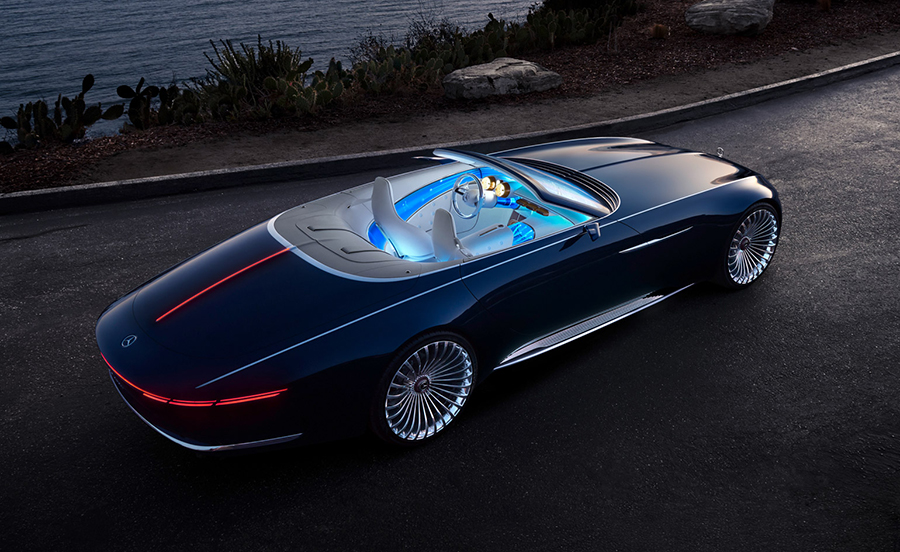 Mercedes-Maybach Vision 6 Cabriolet, Electric Super-Luxury ...