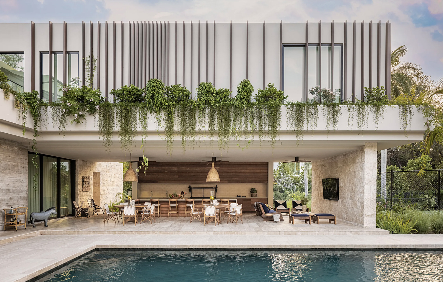 Brazilian-Inspired Residence, Coconut Grove, Miami, Florida, USA